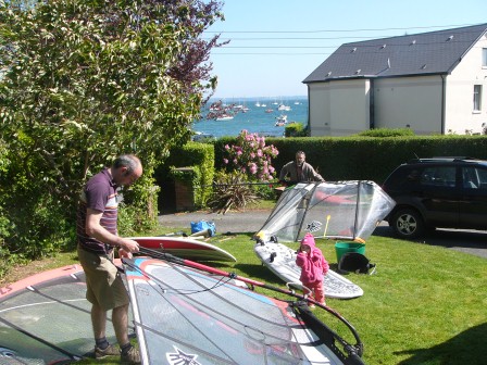 Wookie's little helper at the rigging